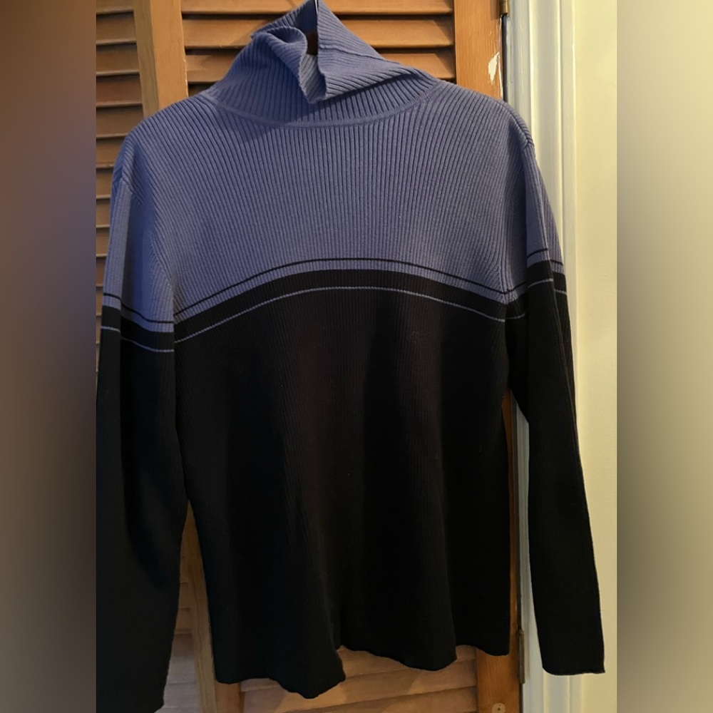 NEW W/O TAGS 2 COLOR TURTLENECK SWEATER SIZE 1X 100% Cotton. Size 1X